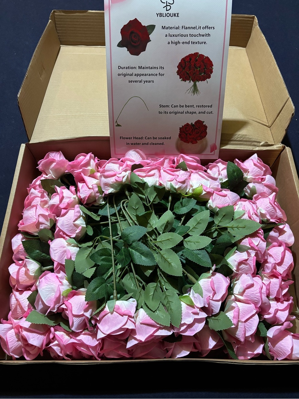 Pink Artificial Rose Bundle - Home Accents